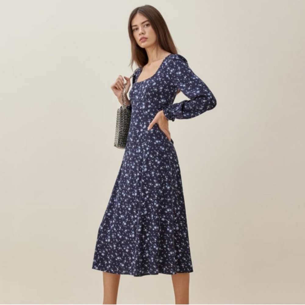 Reformation Woodstock Dress Sz 10 NWOT